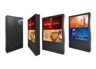 Quảng cáo màn hình LCD dọc 55 inch Màn hình kép ngoài trời Totem kỹ thuật số ngoài trời Bảng hiệu kỹ thuật số LCD