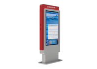 Nhà máy trạm xe buýt 55 inch Sàn tùy chỉnh thường trực Bảng menu kỹ thuật số không thấm nước Bảng hiệu kỹ thuật số màn hình LCD ngoài trời