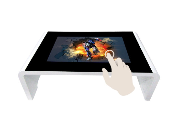 Bàn cà phê cảm ứng 43 inch có thể chơi trò chơi trên bàn / bàn cảm ứng PCAP / màn hình cảm ứng tương tác