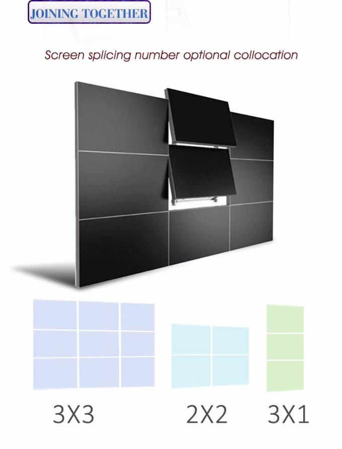 Tivi kỹ thuật số 46 inch siêu mỏng Thâm Quyến Lcd Video Wall KTV với Bảng hiển thị mạnh ba chiều Splicing
