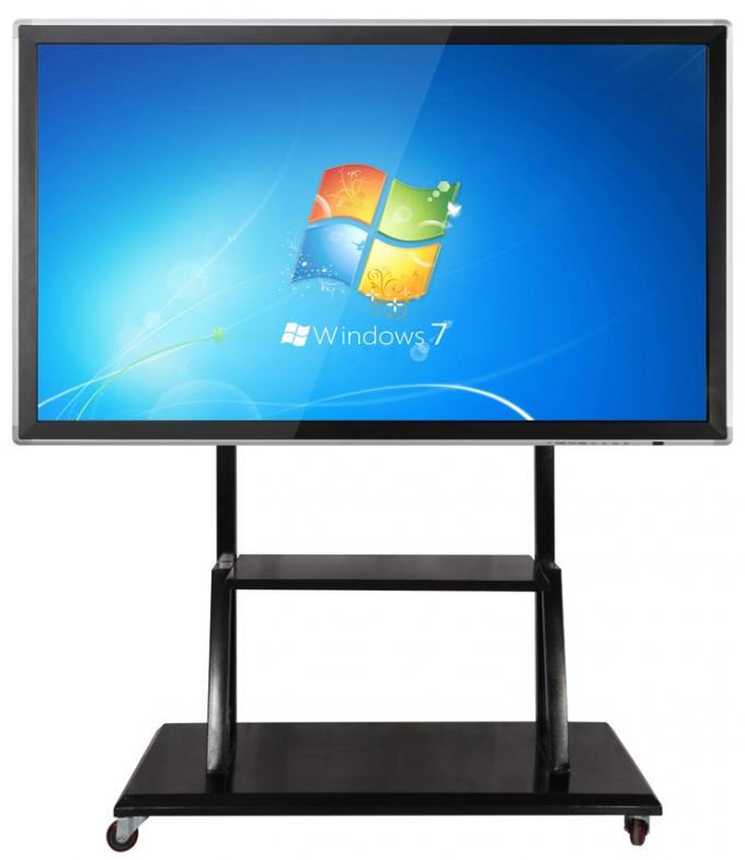 Nóng bán 55-84 inch tương tác tv màn hình cảm ứng bảng trắng, tất cả trong một pc màn hình cảm ứng màn hình với 4 K UHD Độ Phân Giải