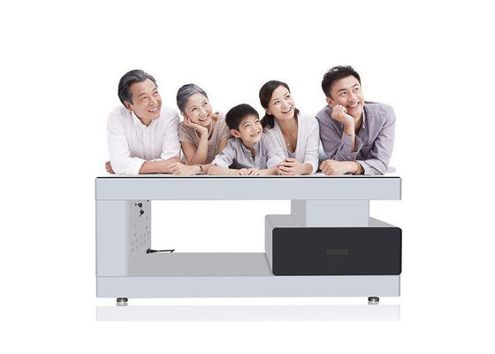 Bàn ăn Windows 43 inch Màn hình LCD Bàn Kiosk Tương tác nhiều mặt Cà phê thông minh Touch Screen Bàn có ngăn kéo