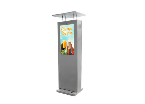 Bảng hiệu kỹ thuật số LCD 32 &quot;không thấm nước chạy bằng pin Kiosk ngoài trời Dấu hiệu điện tử ngoài trời dành cho doanh nghiệp