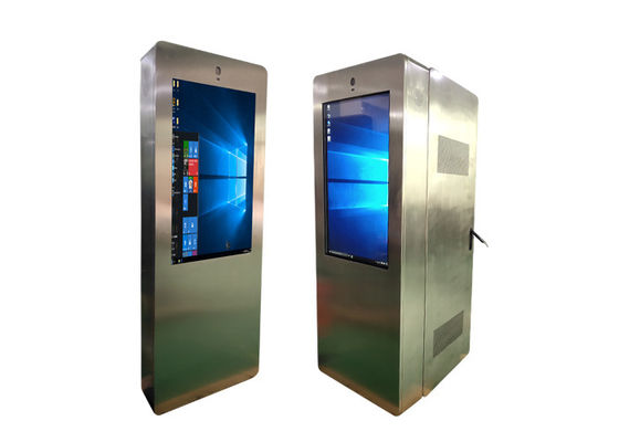 Áp phích kỹ thuật số chạy bằng pin ngoài trời không thấm nước 43 inch Màn hình LCD di động ngoài trời