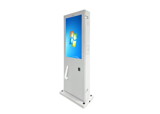 Tầng đứng Màn hình quảng cáo LCD Màn hình hiển thị Kiosk Signage kỹ thuật số ngoài trời không thấm nước