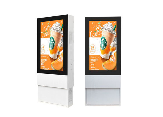 Bảng hiệu LCD ngoài trời 55 inch Hiển thị HD Android / Windows Totem Quảng cáo Signage kỹ thuật số Kiosk