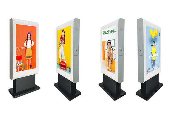 Kiosk Signage kỹ thuật số Màn hình quảng cáo kỹ thuật số ngoài trời Hiển thị bảng hiệu Màn hình LCD dọc ngoài trời