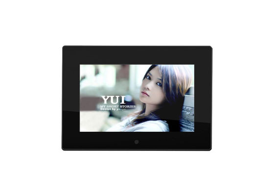 Trình phát quảng cáo pha lê 7 inch trong suốt Acrylic Motion Video Lcd Khung ảnh kỹ thuật số