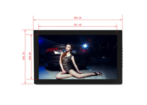 Khung ảnh kỹ thuật số đen / trắng 24 inch mua tốt nhất Trình hiển thị video có chức năng WiFi