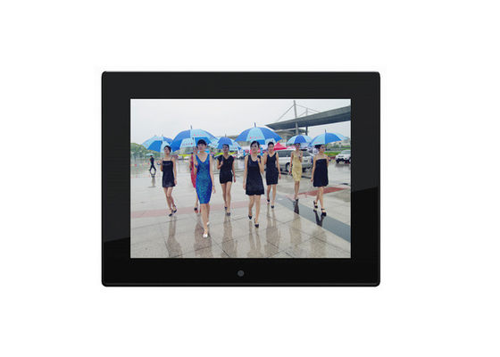 Màn hình LCD 12,1 inch khung ảnh kỹ thuật số với ứng dụng chia sẻ đám mây miễn phí và khung gỗ