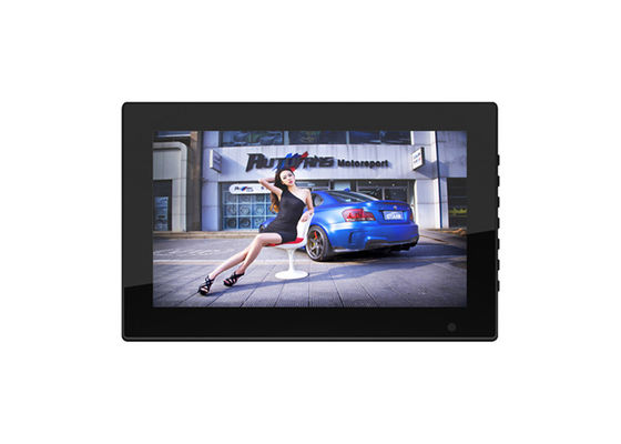 Màu trắng 14 Inch Digital Photo Frame với ngôn ngữ OSD đa và loa stereo X 2