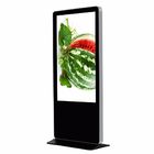 Kiosk quảng cáo kỹ thuật số kỹ thuật số Full HD, Đồng hồ điện tử 65 inch Totem Màn hình LCD