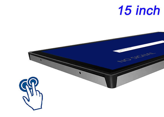 Màn hình cảm ứng nhúng 15 inch cho bảng điều khiển an ninh, tự động hóa kho, giám sát quy trình và máy bán hàng tự động