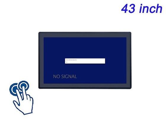Màn hình cảm ứng nhúng 43 inch cho màn hình thành phố thông minh, sân vận động, quảng cáo kỹ thuật số nhập vai và giám sát công nghiệp quy mô lớn