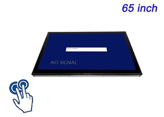 Màn hình đính kèm cảm ứng 65 inch cho chẩn đoán y tế, thiết bị dầu khí, tự động hóa nhà máy và trung tâm chỉ huy