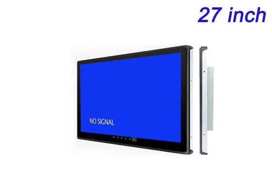 Màn hình nhúng 27 inch cho quảng cáo kỹ thuật số, hoạt động hậu cần, màn hình giao thông công cộng và bảng trưng bày