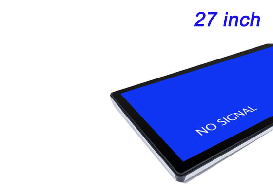 Màn hình nhúng 27 inch cho quảng cáo kỹ thuật số, hoạt động hậu cần, màn hình giao thông công cộng và bảng trưng bày