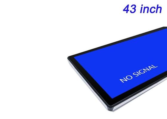 Màn hình nhúng 43 inch cho màn hình thành phố thông minh, giao diện sân vận động, quảng cáo nhập vai và giám sát công nghiệp cao cấp