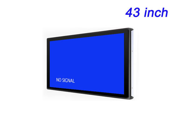 Màn hình nhúng 43 inch cho màn hình thành phố thông minh, giao diện sân vận động, quảng cáo nhập vai và giám sát công nghiệp cao cấp