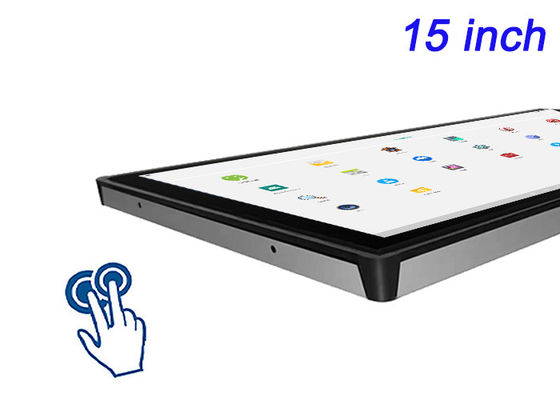 Màn hình cảm ứng được nhúng Android 15 inch cho hệ thống an ninh, tự động hóa kho, máy bán hàng tự động và giao diện vận chuyển