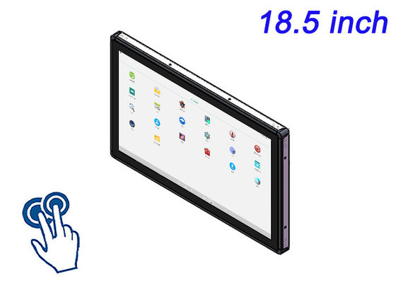 18.5-inch Android Touch Embedded Monitor cho thiết bị thể dục, màn hình hướng dẫn, gian hàng giao thông và hệ thống giải trí