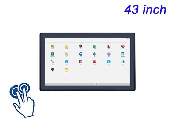 Màn hình cảm ứng được nhúng Android 43 inch cho cơ sở hạ tầng thành phố thông minh, màn hình sân vận động, trải nghiệm bán lẻ hấp dẫn và gian hàng chơi game