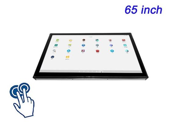 Màn hình cảm ứng được nhúng Android 65 inch cho cơ sở hạ tầng thông minh, biển báo kỹ thuật số cao cấp, phòng điều khiển và hệ thống giải trí