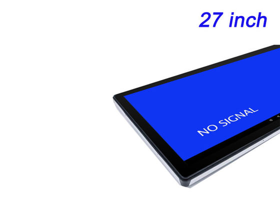 Màn hình nhúng Android 27 inch cho quảng cáo kỹ thuật số, màn hình triển lãm thương mại, bảng điều khiển hậu cần và phòng chỉ huy