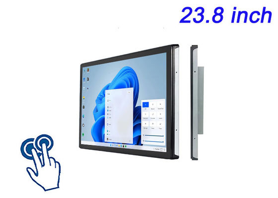 23Màn hình cảm ứng tích hợp Windows 8 inch cho bảng hiệu kỹ thuật số, bảng trắng tương tác, đặt hàng trên bàn nhà hàng và giám sát an ninh