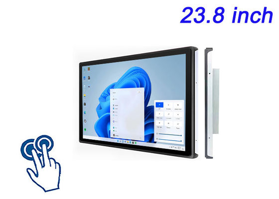 23Màn hình cảm ứng tích hợp Windows 8 inch cho bảng hiệu kỹ thuật số, bảng trắng tương tác, đặt hàng trên bàn nhà hàng và giám sát an ninh