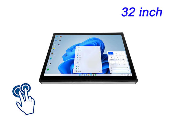 Màn hình gắn trên Windows 32 inch cho phòng điều khiển, màn hình hậu cần, hệ thống giám sát và giao diện giao thông công cộng