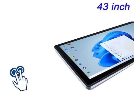 Màn hình cảm ứng được nhúng Windows 43 inch cho màn hình thành phố thông minh, giao diện sân vận động, giải pháp bán lẻ nhập vai và hệ thống chơi game
