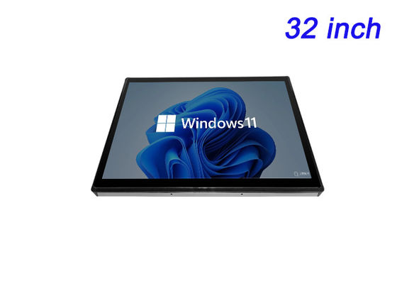 Màn hình tích hợp Windows 32 inch cho hệ thống giám sát, màn hình sân bay, bảng điều khiển giao thông công cộng và giám sát công nghiệp