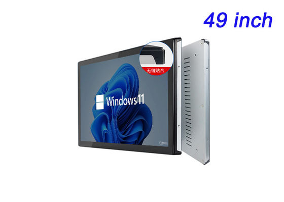 Màn hình đính kèm cảm ứng Windows 49 inch cho trò chơi nhập vai, biển báo kỹ thuật số định dạng lớn, trung tâm chỉ huy và điều khiển và màn hình tương tác cao cấp