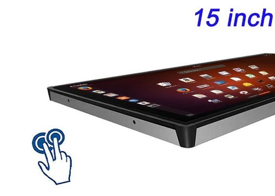 Màn hình đính kèm cảm ứng 15 inch Linux cho hệ thống chăm sóc sức khỏe, máy bán hàng thông minh, giao diện giao thông vận tải và bảng điều khiển giải trí