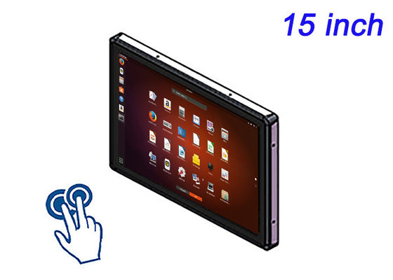 Màn hình đính kèm cảm ứng 15 inch Linux cho hệ thống chăm sóc sức khỏe, máy bán hàng thông minh, giao diện giao thông vận tải và bảng điều khiển giải trí
