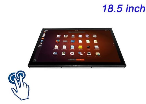 18.5-inch Linux Touch Embedded Monitor cho hệ thống rửa xe thông minh, biển báo công cộng, bảng điều khiển bảo tàng tương tác và điều khiển công nghiệp