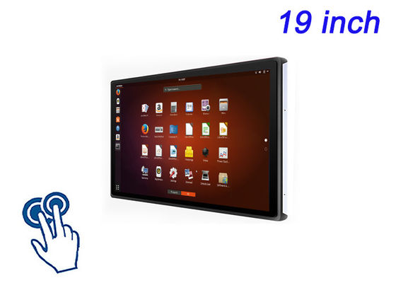 Màn hình cảm ứng Linux 19-inch được nhúng cho Tự động hóa kho, Hệ thống giám sát năng lượng, Bảng điều khiển và màn hình giao thông công cộng