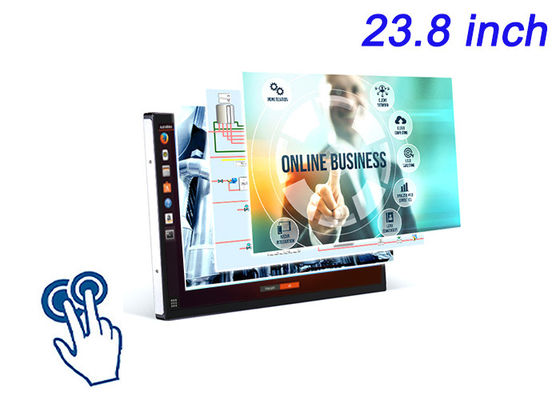 23.8 inch Linux Touch Embedded Display cho quảng cáo bán lẻ, hệ thống quản lý giao thông, bảng điều khiển nghiên cứu khoa học và trung tâm chỉ huy