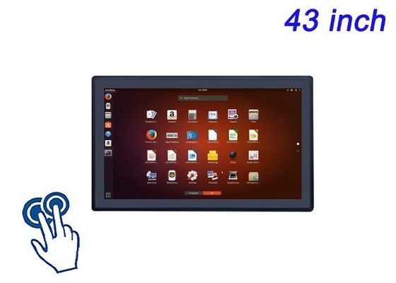 Màn hình cảm ứng được nhúng Linux 43 inch cho Tự động hóa công nghiệp, Kiosk thành phố thông minh, giao diện chăm sóc sức khỏe và phòng chỉ huy