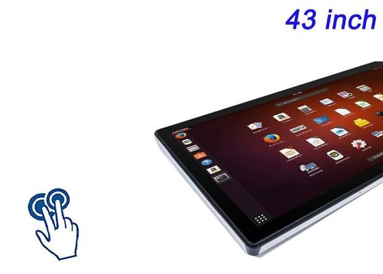 Màn hình cảm ứng được nhúng Linux 43 inch cho Tự động hóa công nghiệp, Kiosk thành phố thông minh, giao diện chăm sóc sức khỏe và phòng chỉ huy