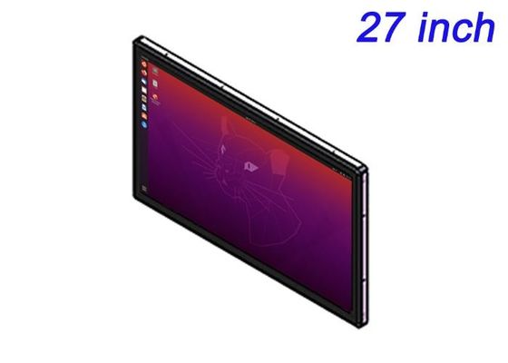 Màn hình nhúng Linux 27 inch cho màn hình bán lẻ quy mô lớn, giao diện doanh nghiệp, hệ thống giao thông công cộng và giám sát an ninh