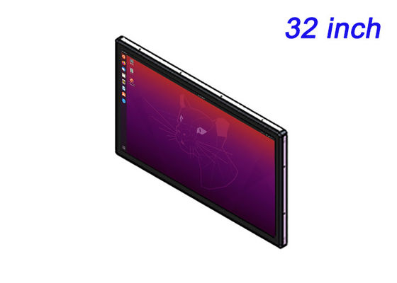 Màn hình nhúng 32 inch Linux cho phòng hội nghị, tự động hóa công nghiệp, bảng điều khiển và phòng triển lãm