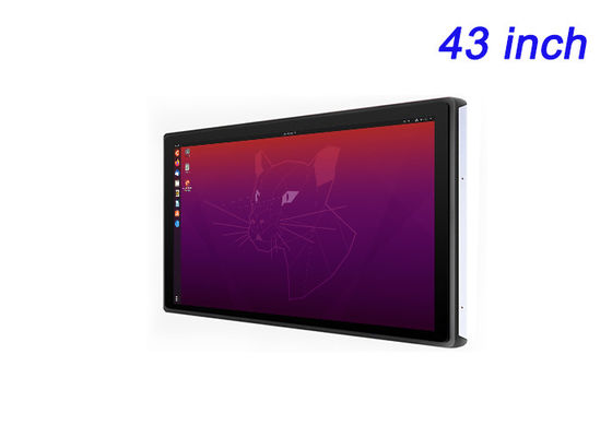 Màn hình nhúng Linux 43 inch cho biển báo kỹ thuật số, quản lý kho, cơ sở hạ tầng thành phố thông minh và giám sát cơ sở