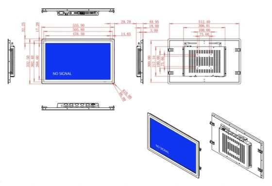 21Màn hình độ nét cao 0,5 inch cho các ứng dụng thành phố thông minh và biển báo kỹ thuật số