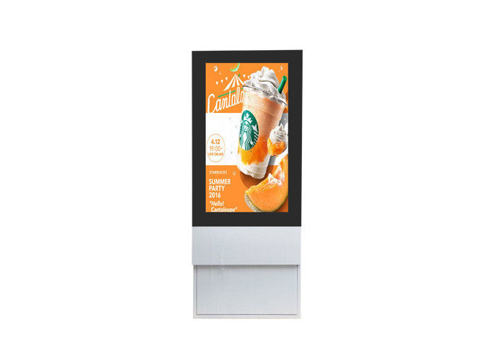Bảng hiệu LCD ngoài trời 55 inch Hiển thị HD Android / Windows Totem Quảng cáo Signage kỹ thuật số Kiosk