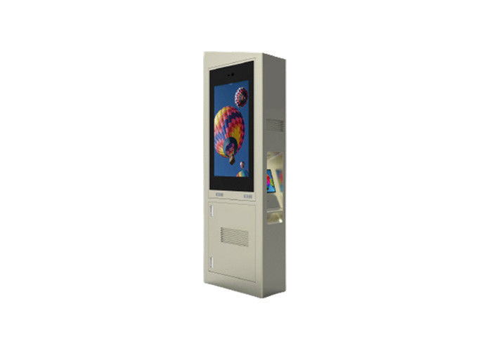 Sàn màn hình ngoài trời mỏng Màn hình LCD đứng Màn hình quảng cáo Hiển thị màn hình quảng cáo 2500nits Kiosk quảng cáo bảng hiệu kỹ thuật số không thấm nước
