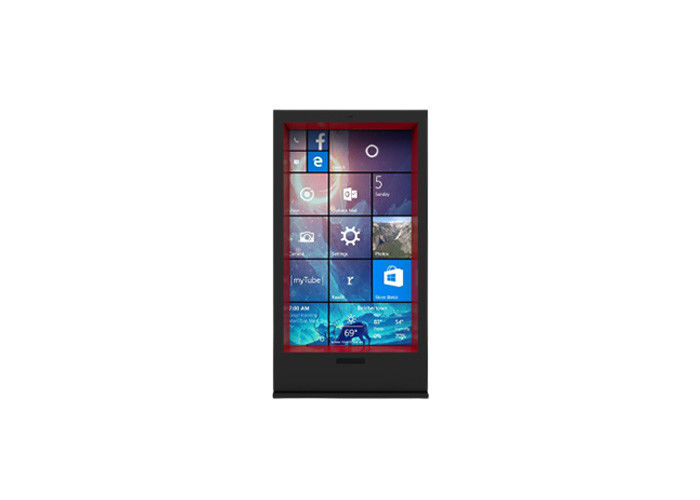 Màn hình và biển báo kỹ thuật số LCD Totem 86 inch ngoài trời không thấm nước Làm việc 7 * 24 giờ