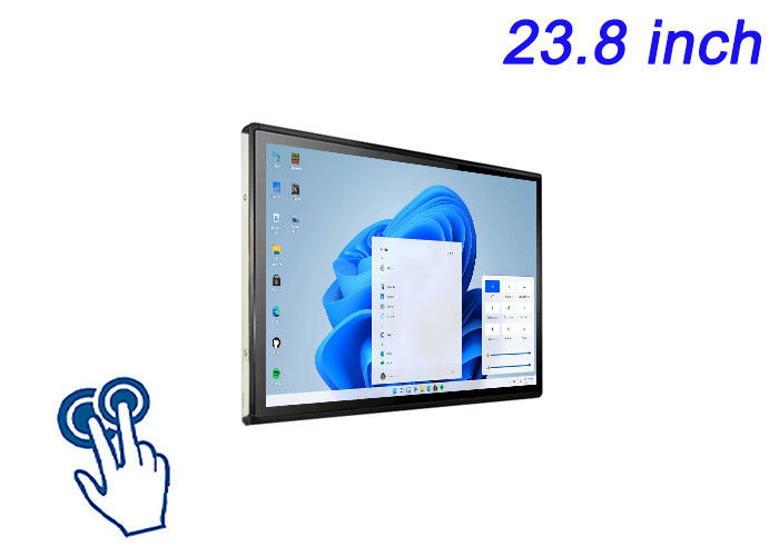 23Màn hình cảm ứng tích hợp Windows 8 inch cho bảng hiệu kỹ thuật số, bảng trắng tương tác, đặt hàng trên bàn nhà hàng và giám sát an ninh