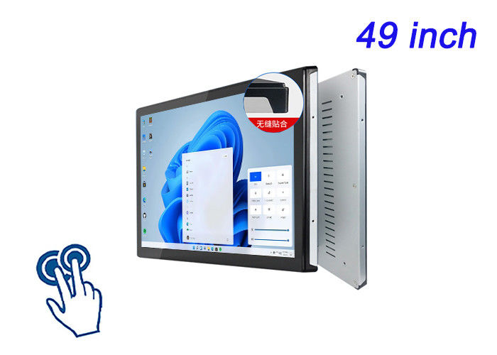 Màn hình đính kèm cảm ứng Windows 49 inch cho trò chơi nhập vai, biển báo kỹ thuật số định dạng lớn, trung tâm chỉ huy và điều khiển và màn hình tương tác cao cấp
